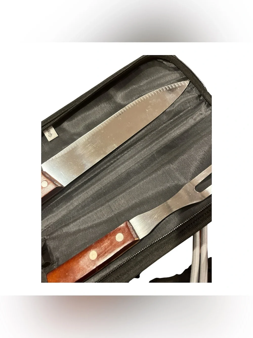 Vintage Wertheimer German Style Carving Set - Knife & Fork w/ Case